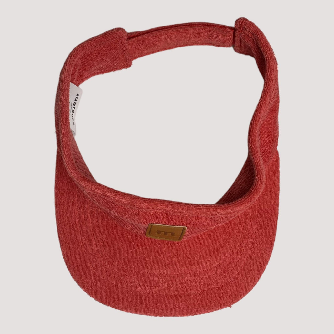 sun visor cap, red | 1-2y