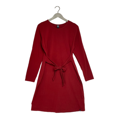 Kaiko belted dress, dark red | woman M