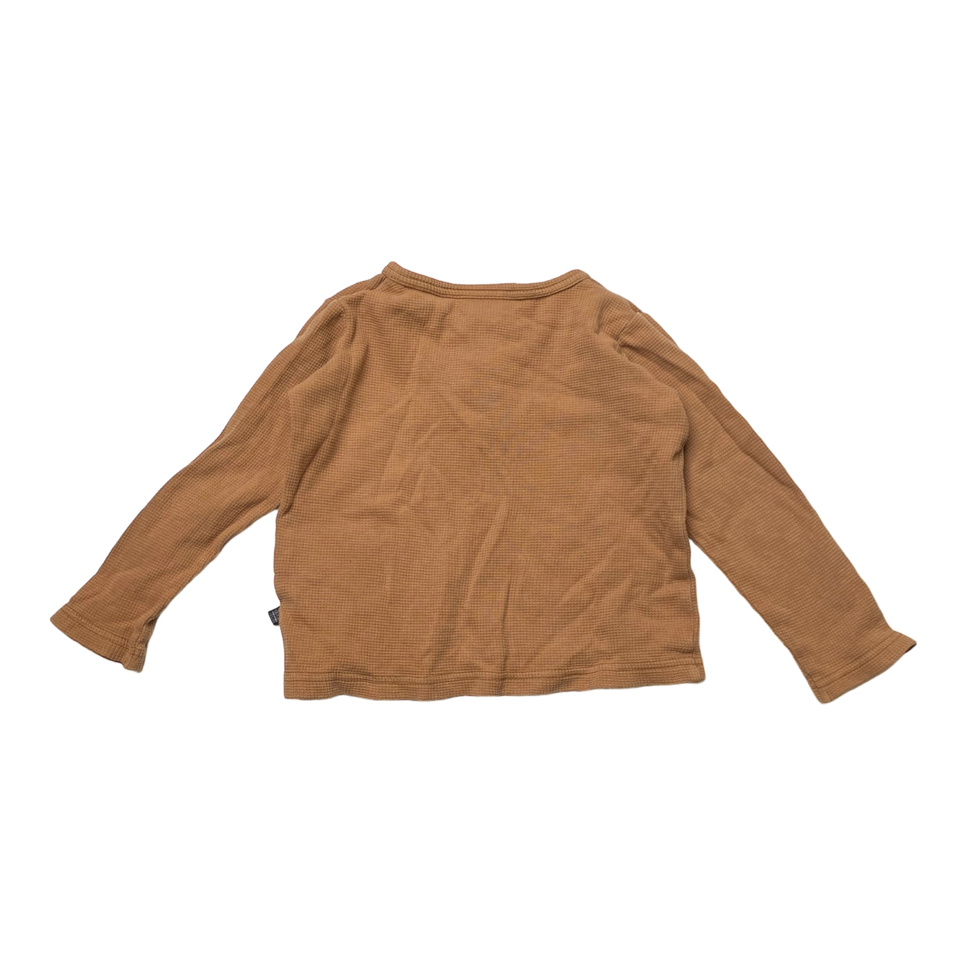 Kaiko waffle shirt, caramel | 86/92cm