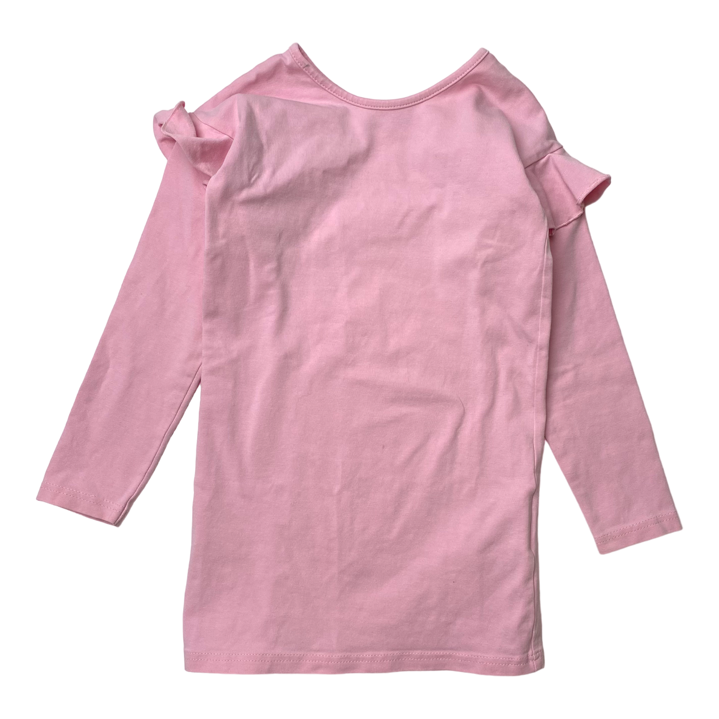 Gugguu frill tunic dress, pink | 92cm