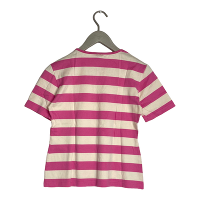 Marimekko stripe t-shirt, cream/pink | woman S