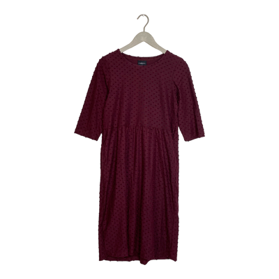 Aarre marisa dress, burgundy dot | woman S