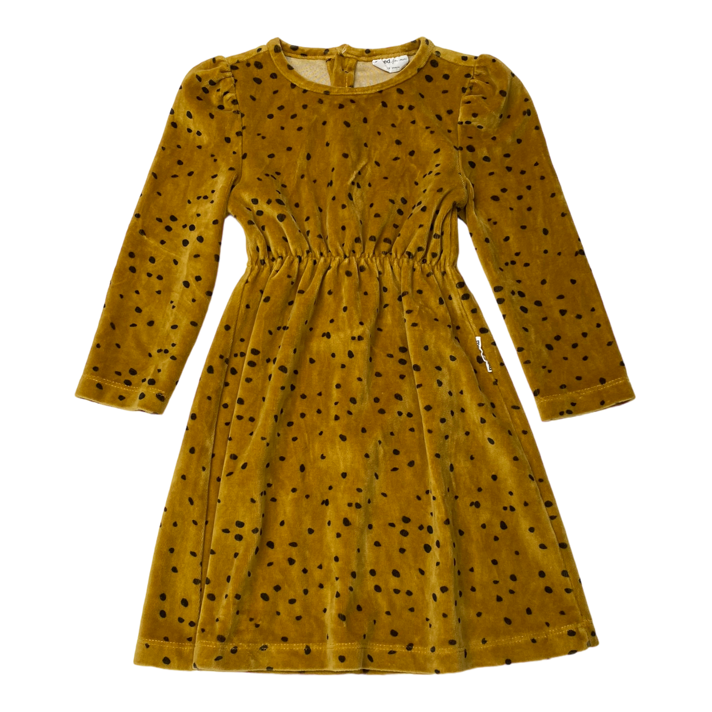 Maed for Mini terry dress, mustard | 1-2y