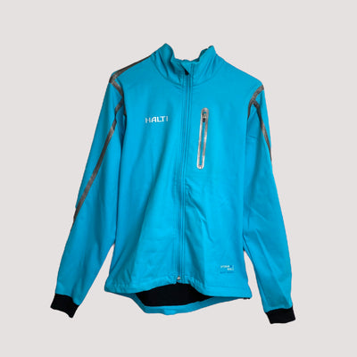 softshell cross country ski jacket, aqua blue | woman 36