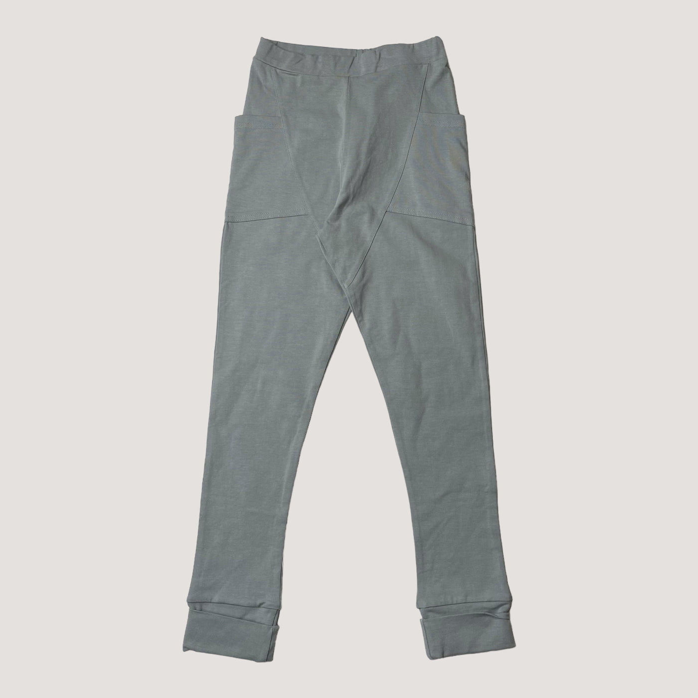 Gugguu pocket leggings, sage green | 134cm