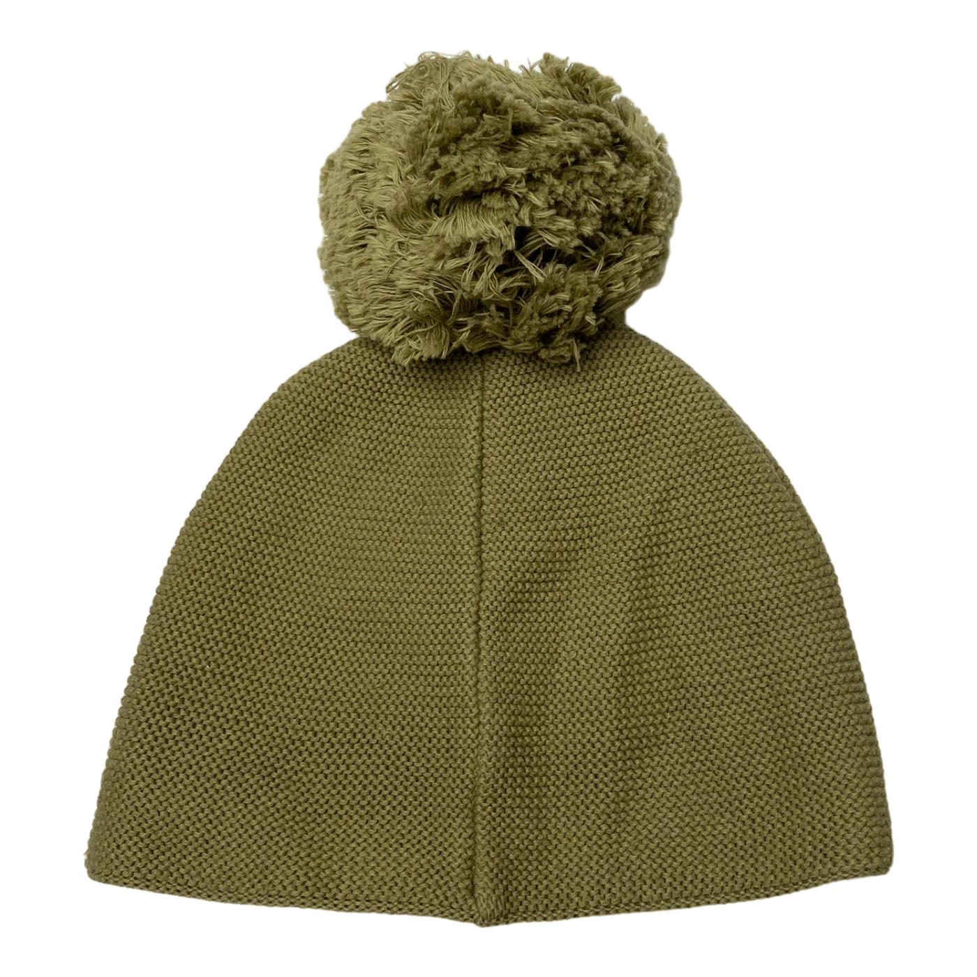 Metsola knitted cotton beanie, hunter green | 5-6y