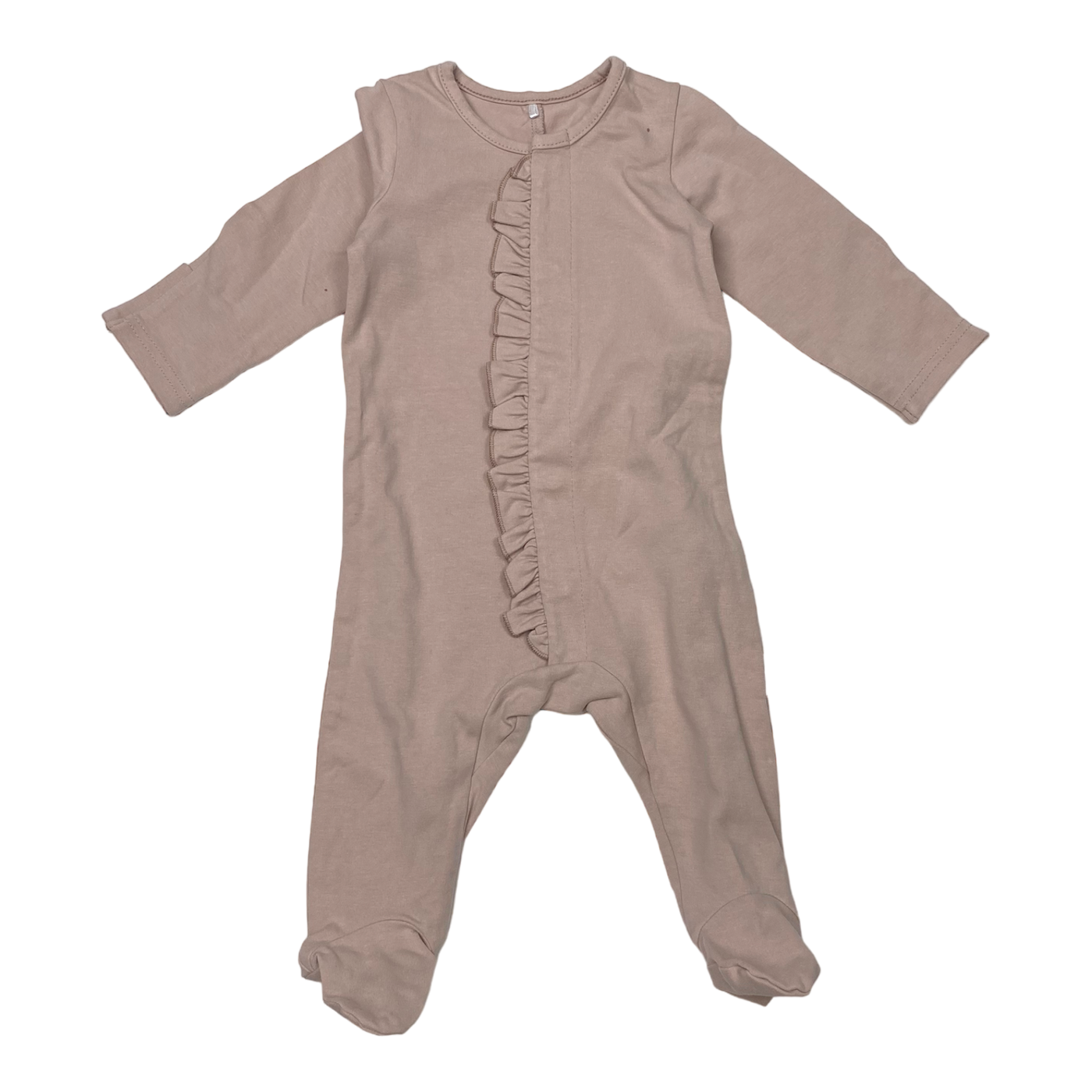 Gugguu frill jumpsuit, tan | 56cm