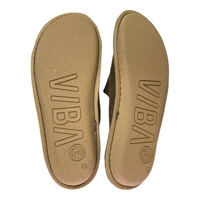 VIBAe Roma suede slippers, olive | 46