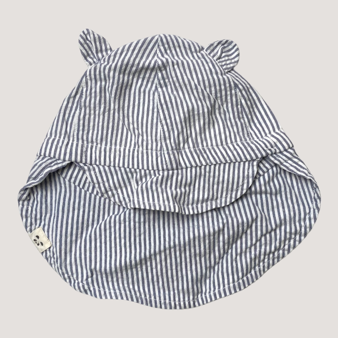 Liewood sun hat, white/french grey | 6-9m
