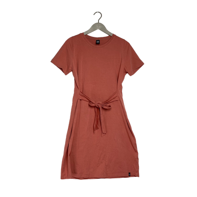 Kaiko t-shirt belted dress, coral pink | woman M