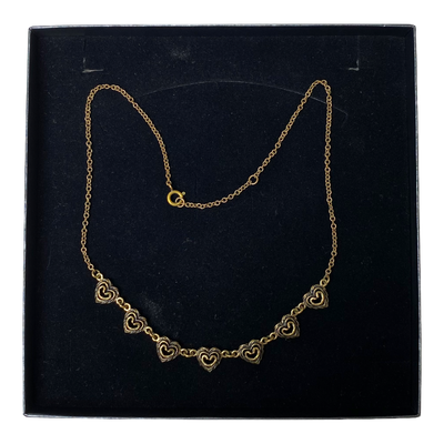 Kalevala Koru heart of the house necklace, bronze