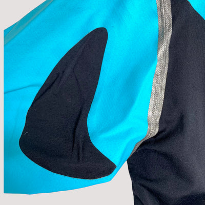 softshell cross country ski jacket, aqua blue | woman 36