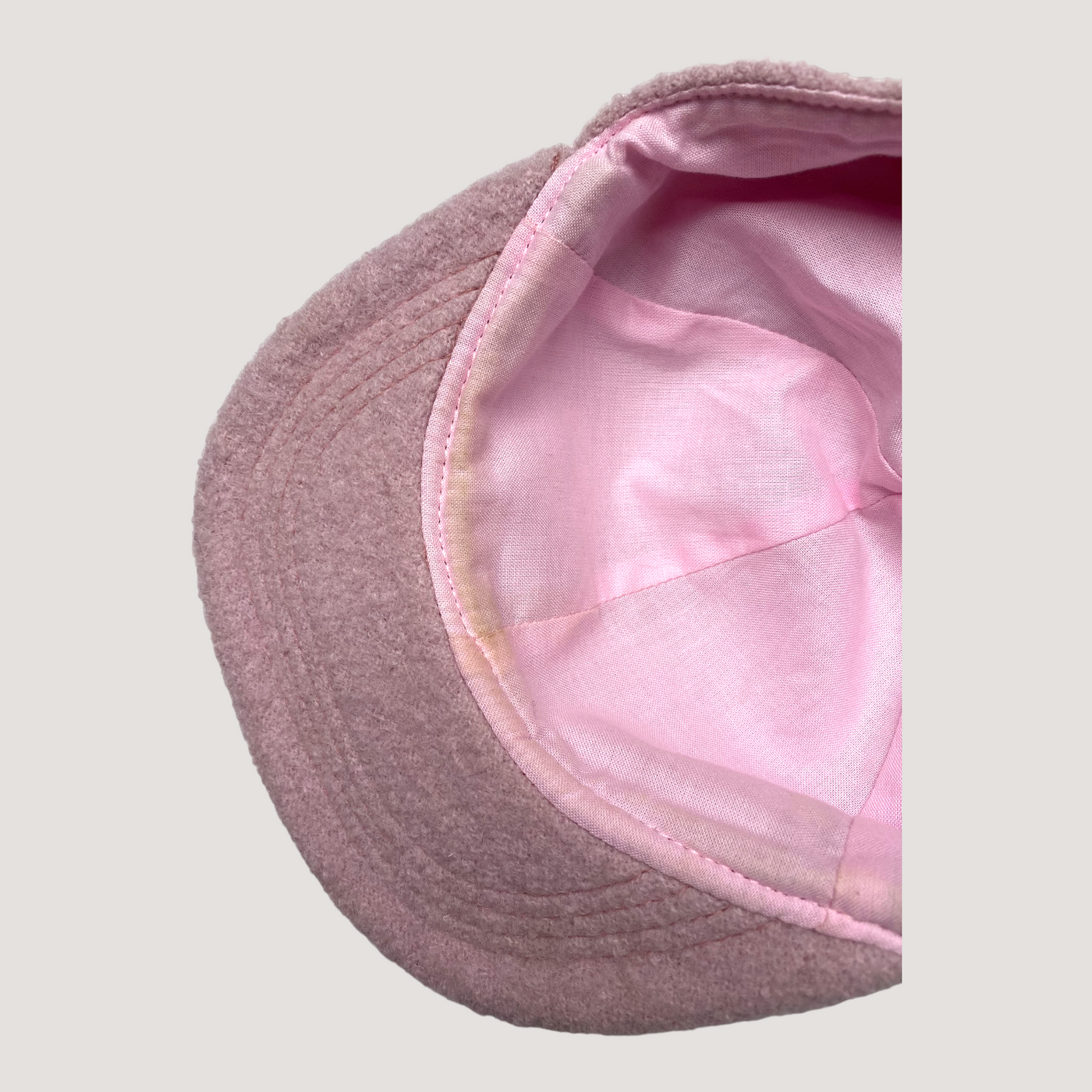 Metsola wool bear ears cap, pink | 5-6y