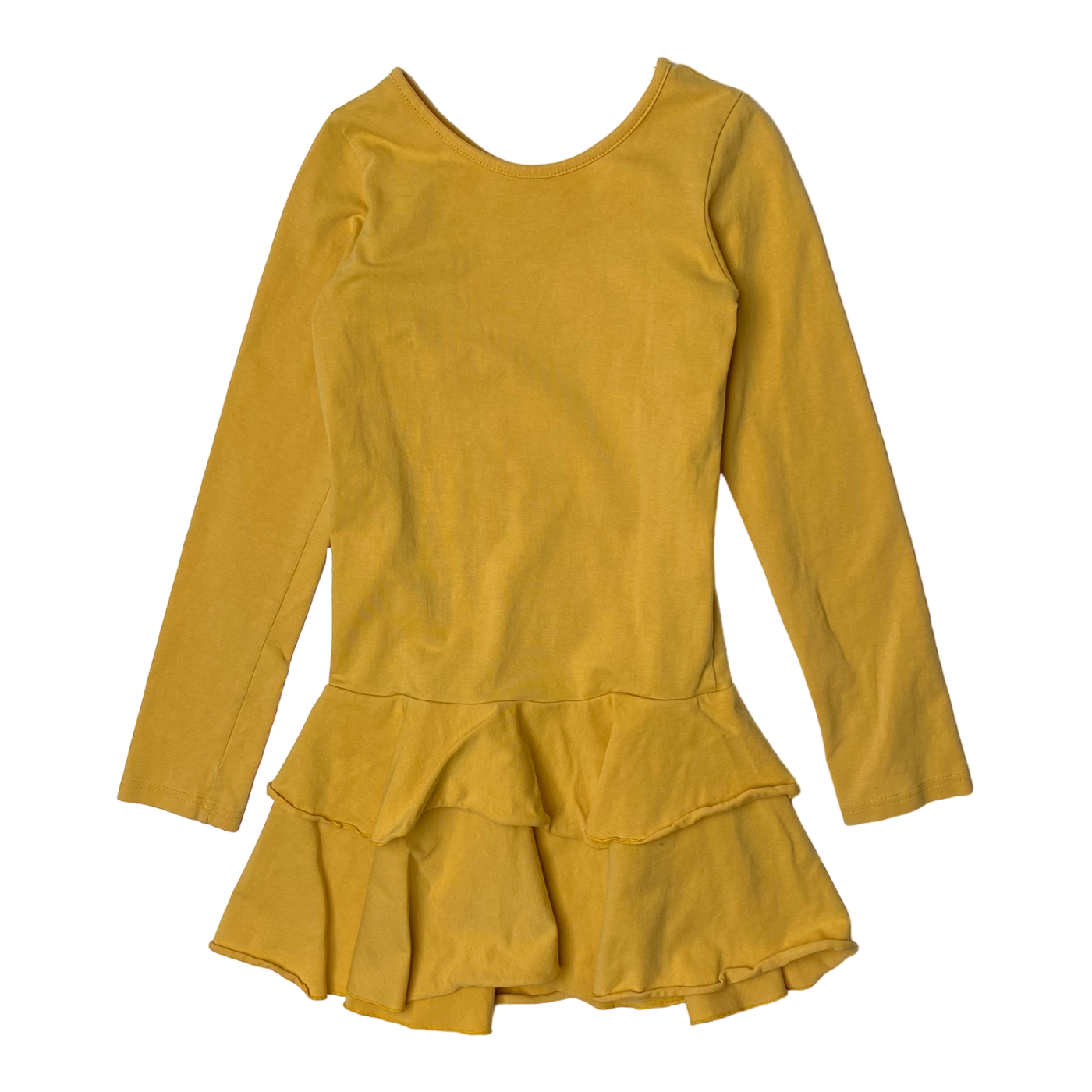 Gugguu frilla dress, amber | 116cm