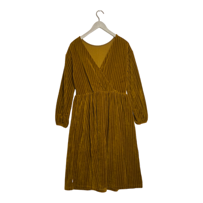 Mainio velour dress, golden brown | woman XS