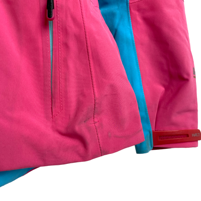 Halti drymaxX shell jacket, hot pink/deep sky blue | woman 34