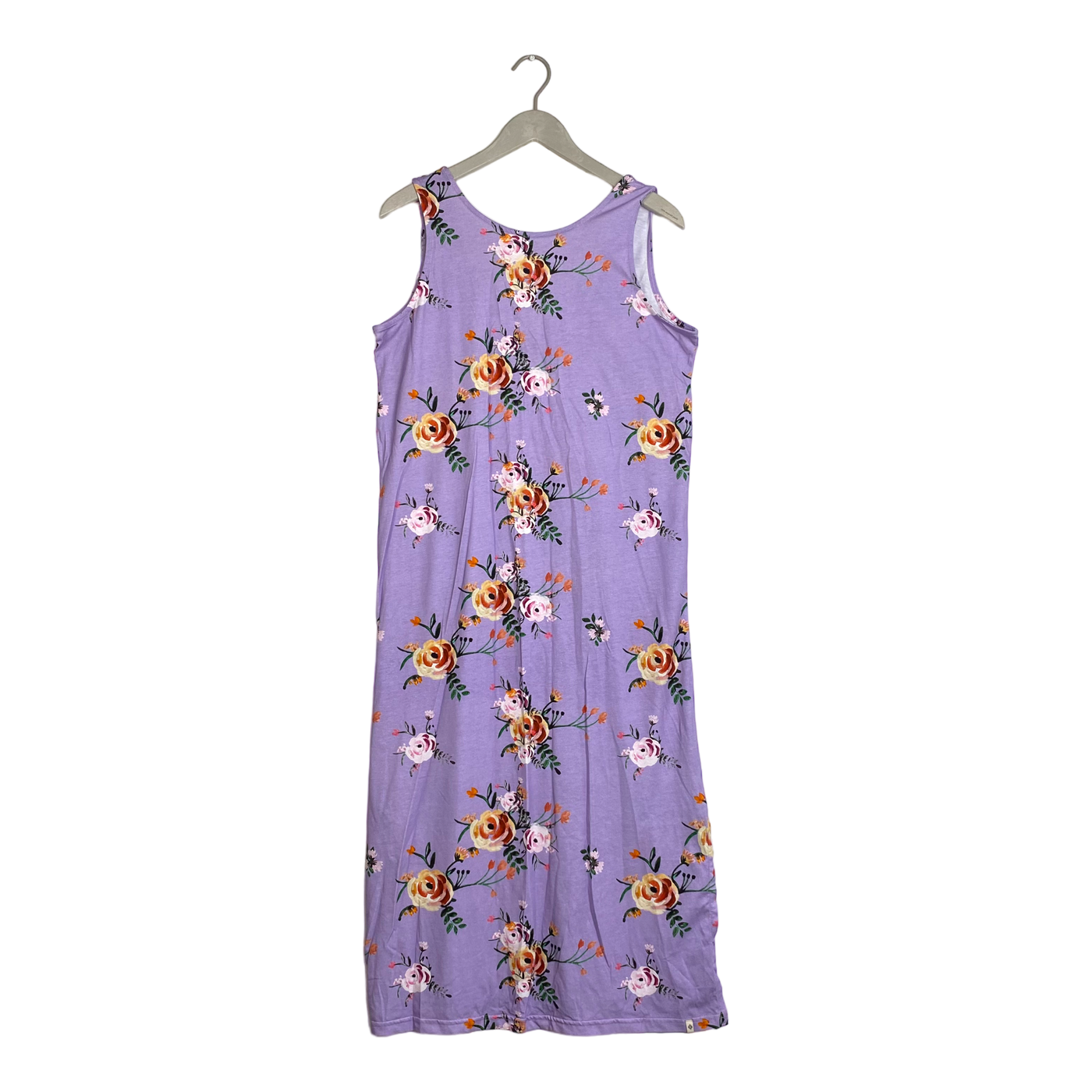 Kaiko belted tank midi dress, lavender bloom | woman M