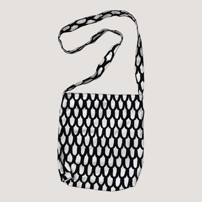 Marimekko shoulder bag, black and white | onesize
