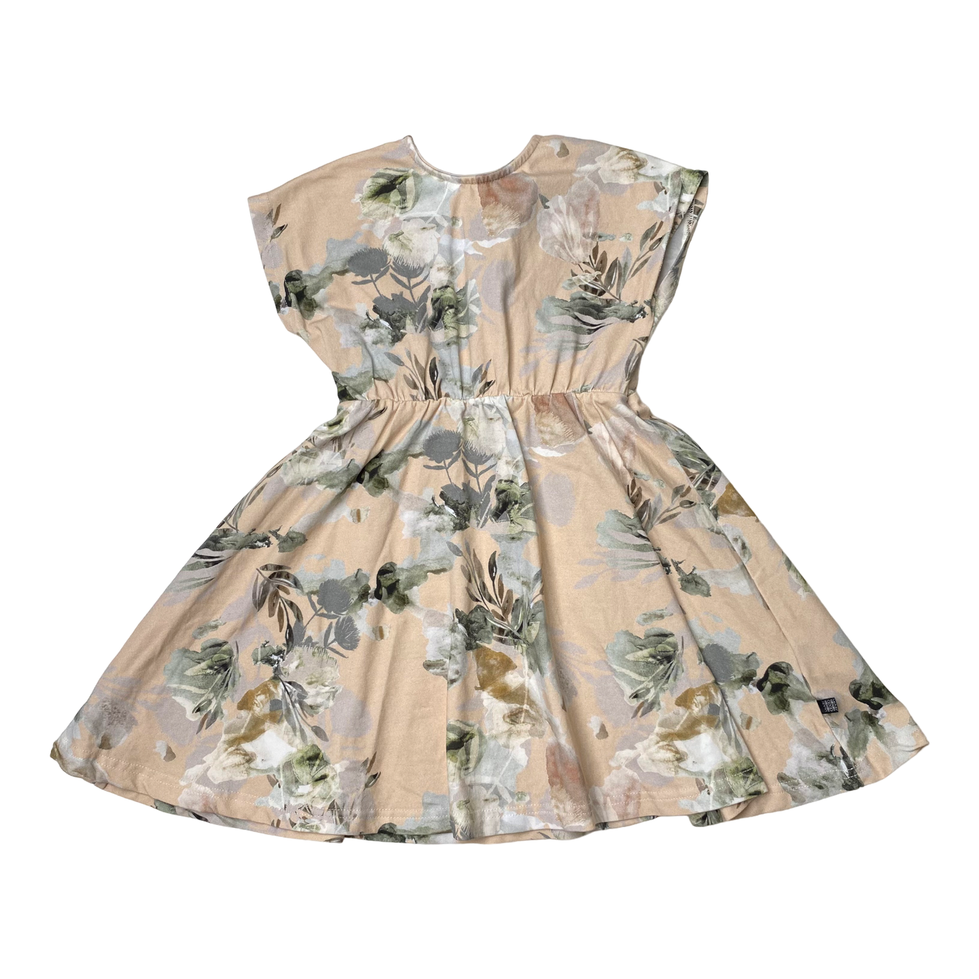 Kaiko dress, spring garden | 86/92cm