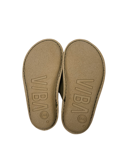 VIBAe Roma suede slippers, olive | 35