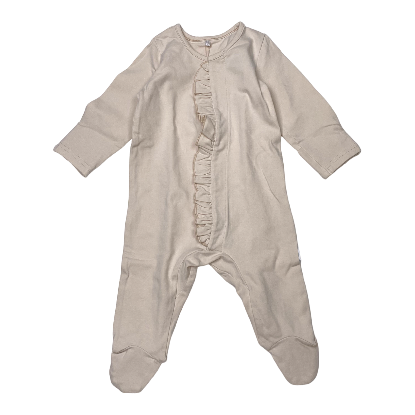 Gugguu frill jumpsuit, wheat | 56cm