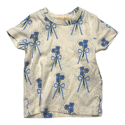 Mini Rodini t-shirt, flower | 80/86cm