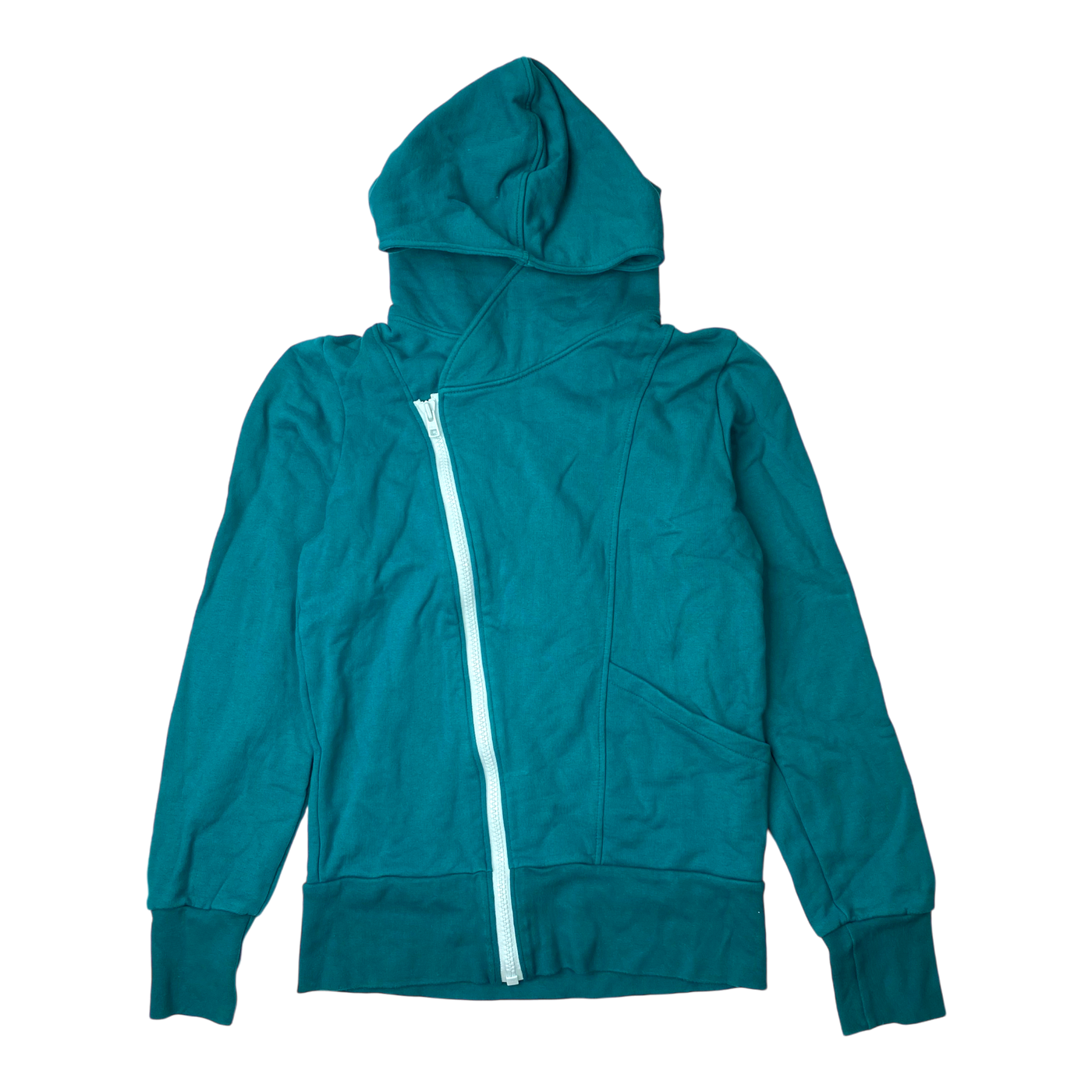 Gugguu zip hoodie, teal | woman S