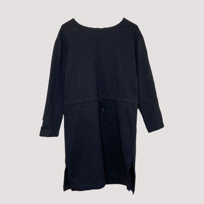 basic sweat dress, black | 146/152cm