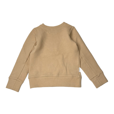 Gugguu sweatshirt, wheat | 116cm