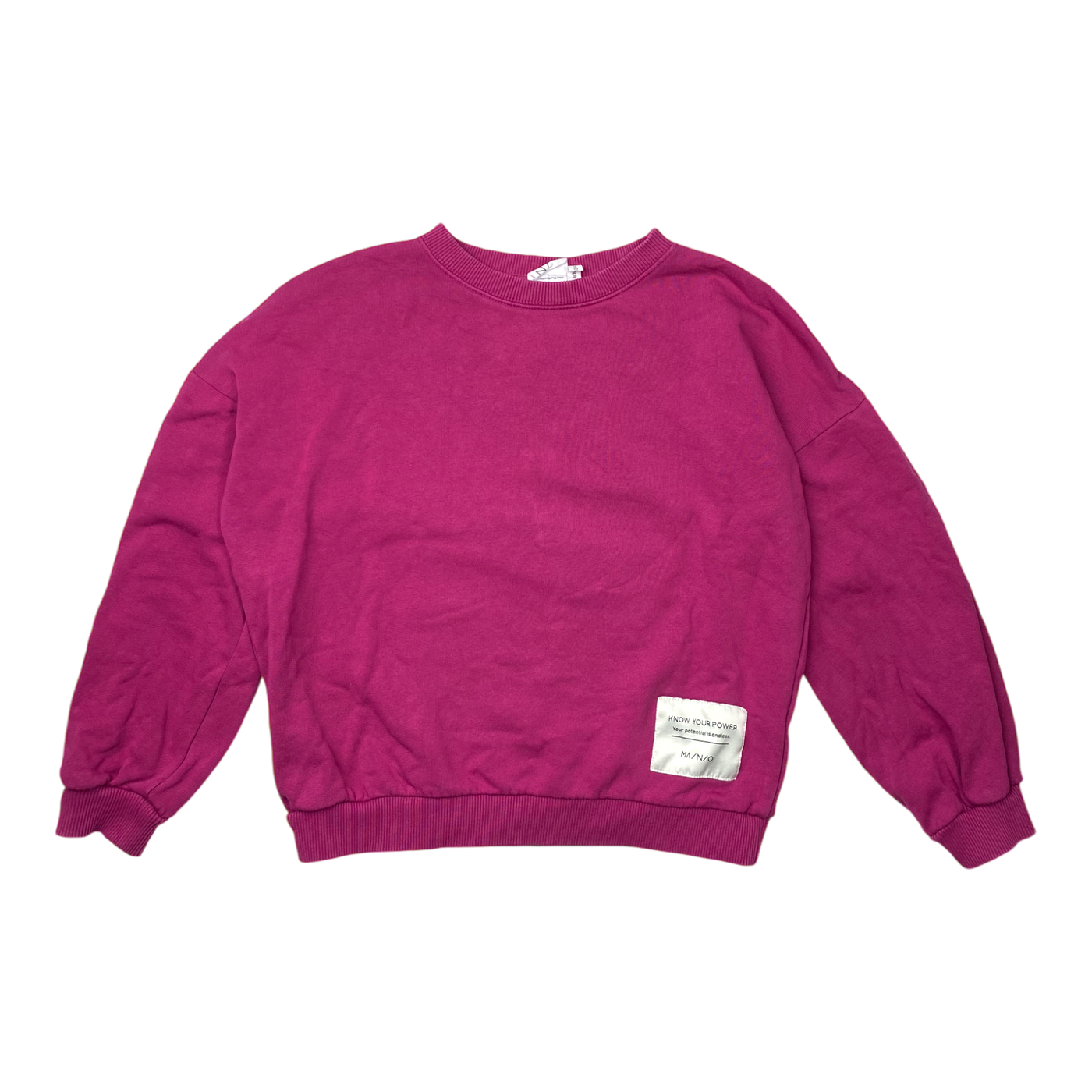 Mainio superpower sweatshirt, fuchsia | 134/140cm