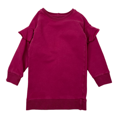 Gugguu sweat tunic, fuchsia | 104cm