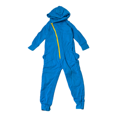 Gugguu sweat jumpsuit, deep sky blue | 110cm