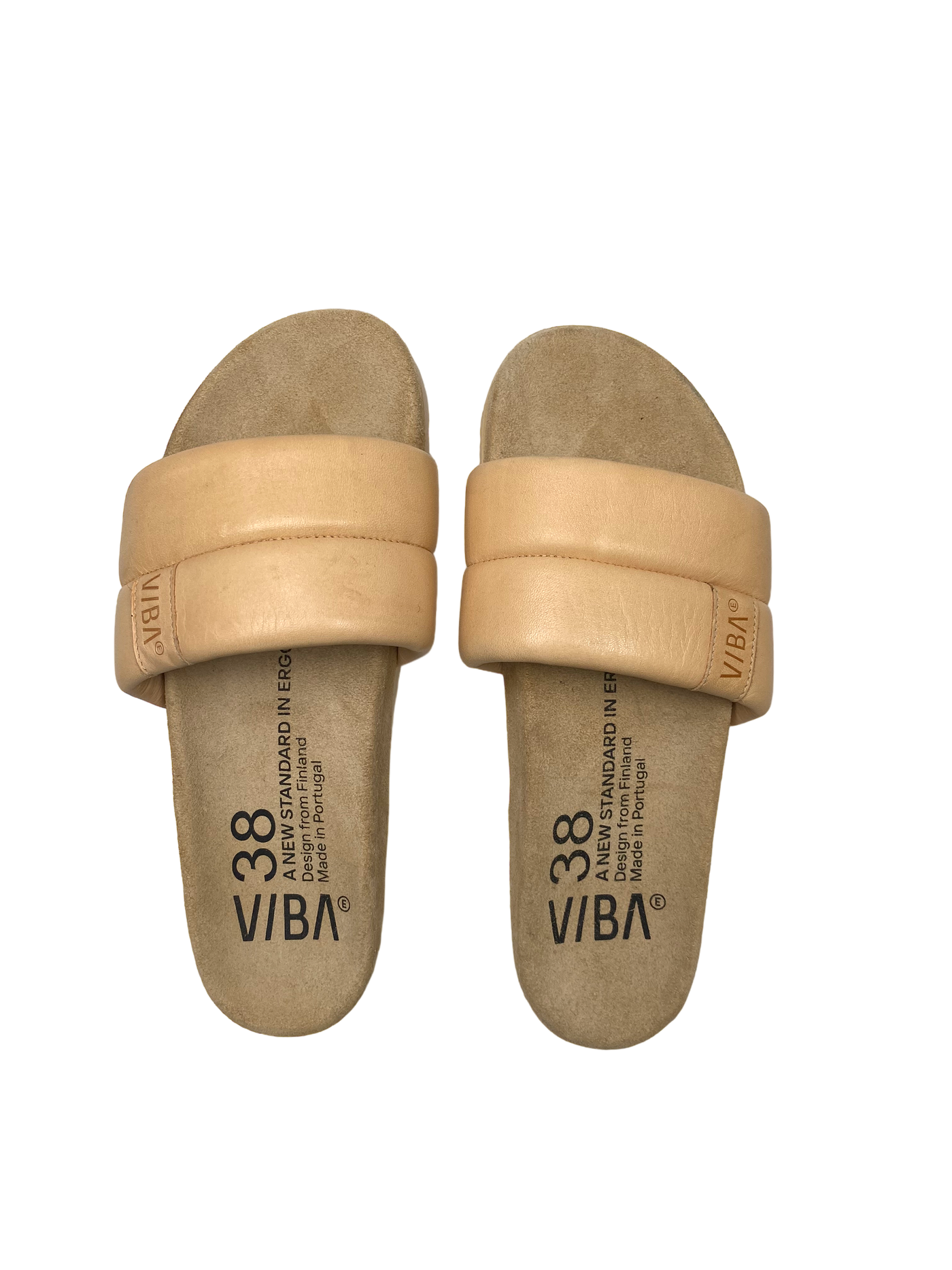 VIBAe Porto leather sandals, desert nude | 38