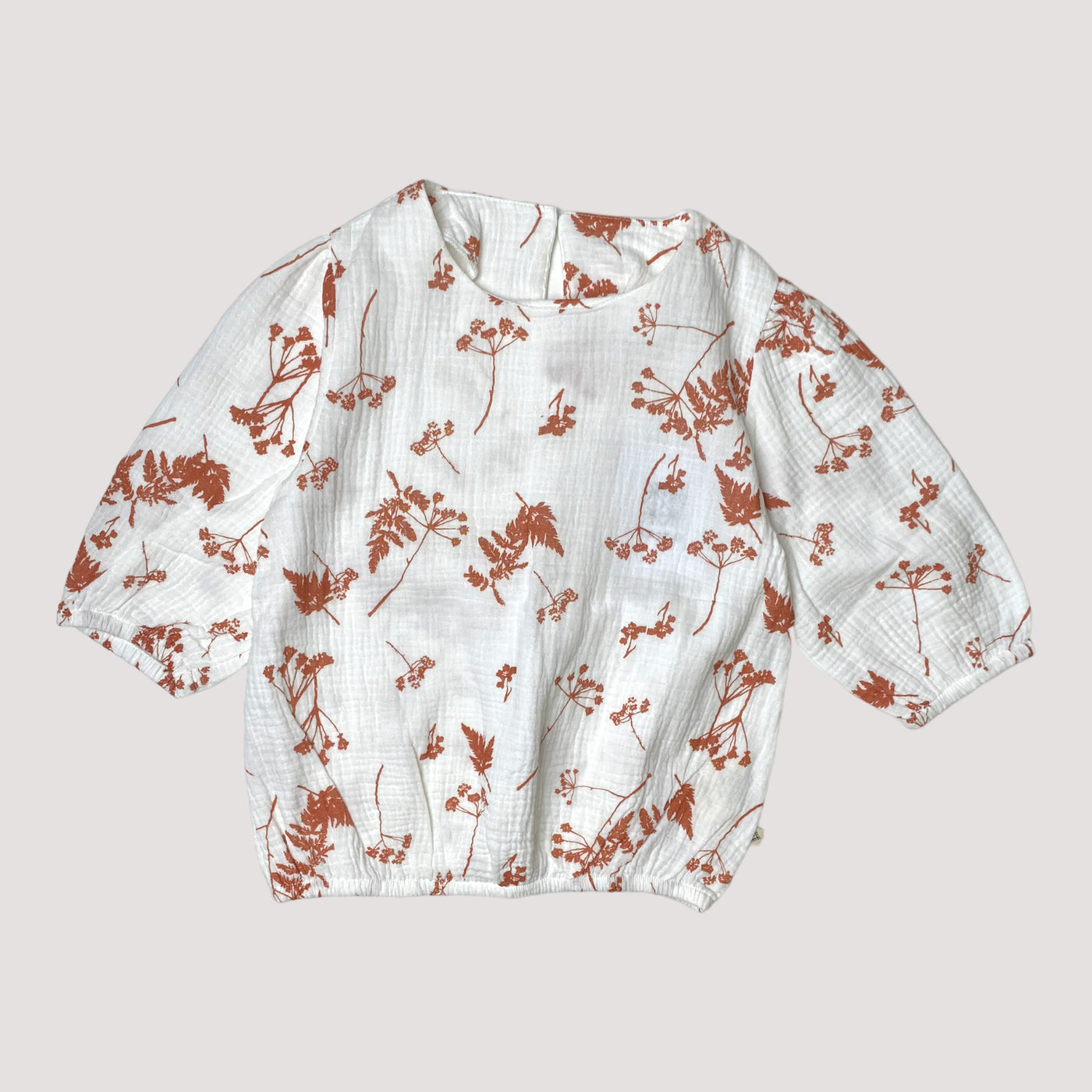 puff blouse, amber field | 110/116cm