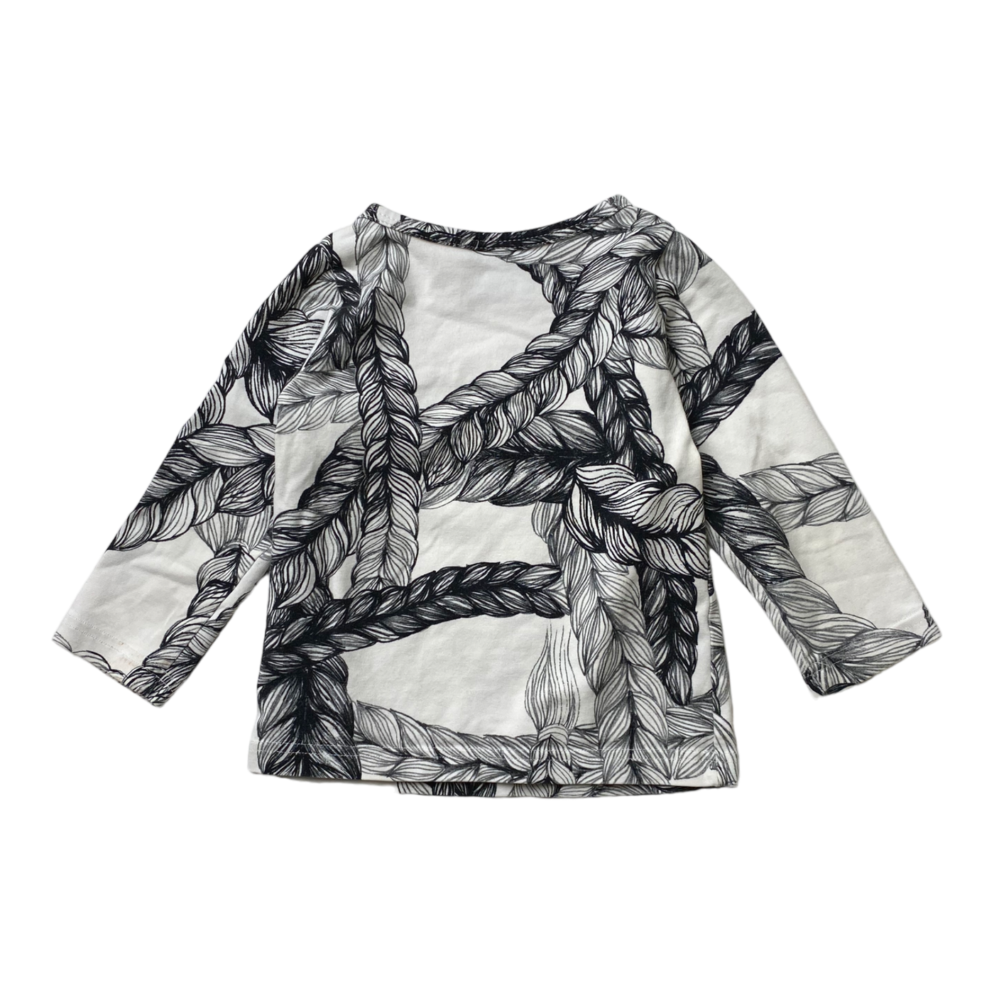 Vimma letti shirt, white & black | 80cm