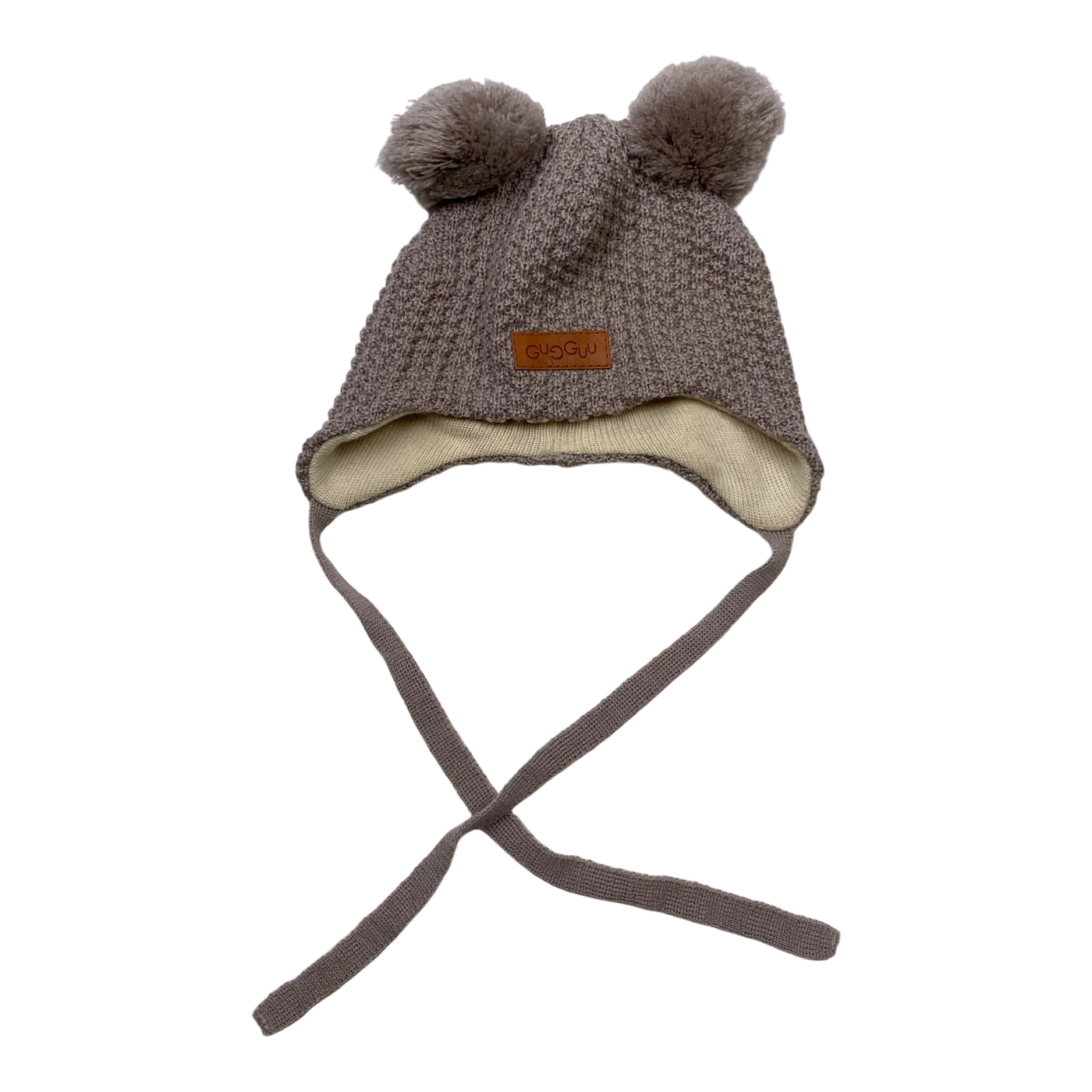 Gugguu merino pom beanie, almond | 35/37cm