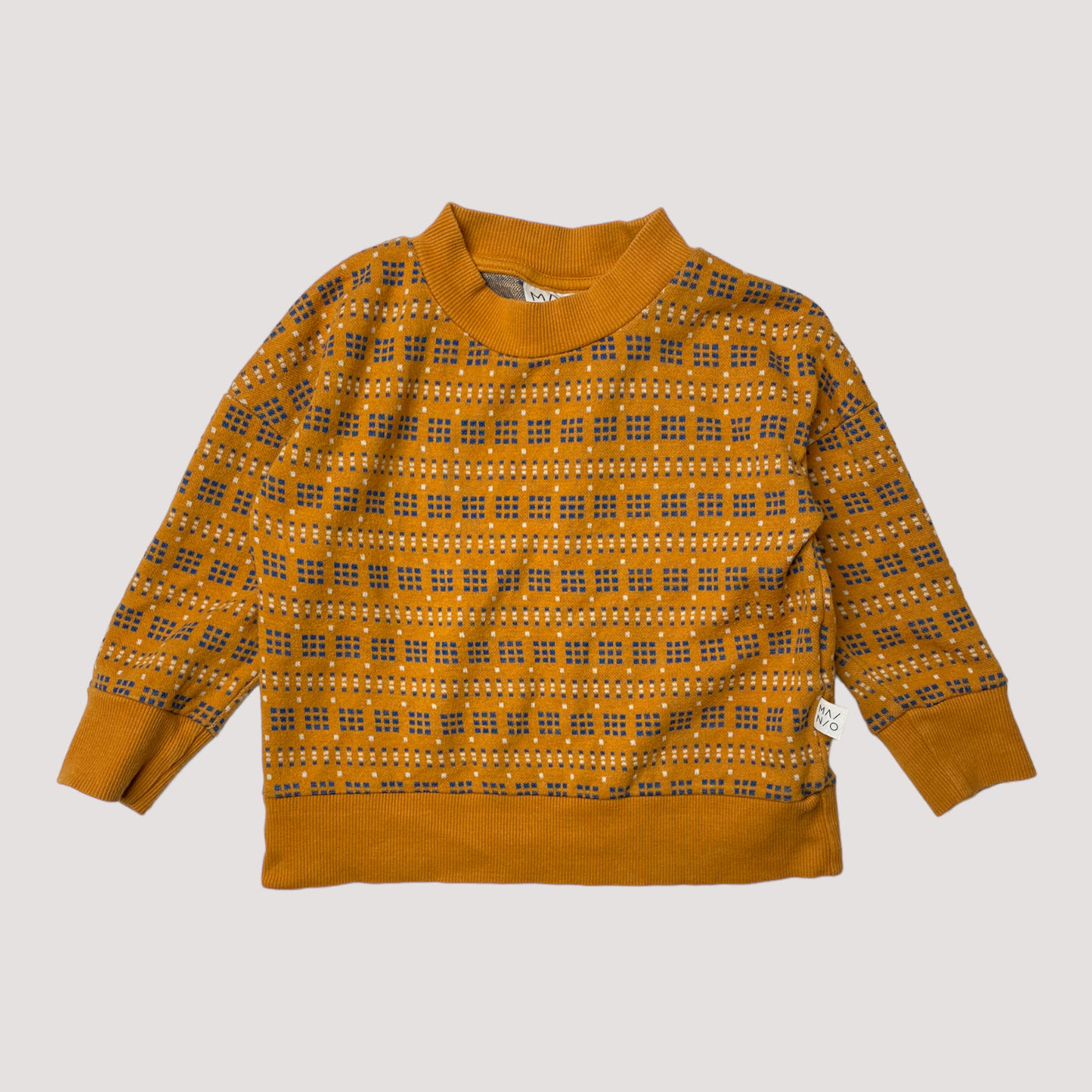 merino/cotton sweater, orange | 86/92cm