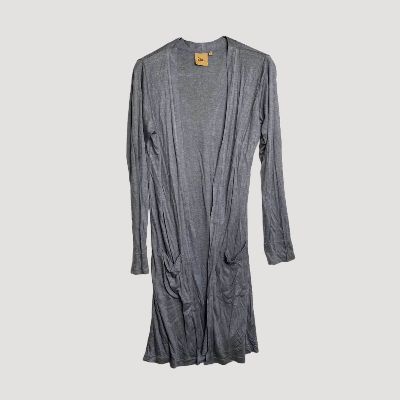 Blaa long tricot cardigan, grey | woman S