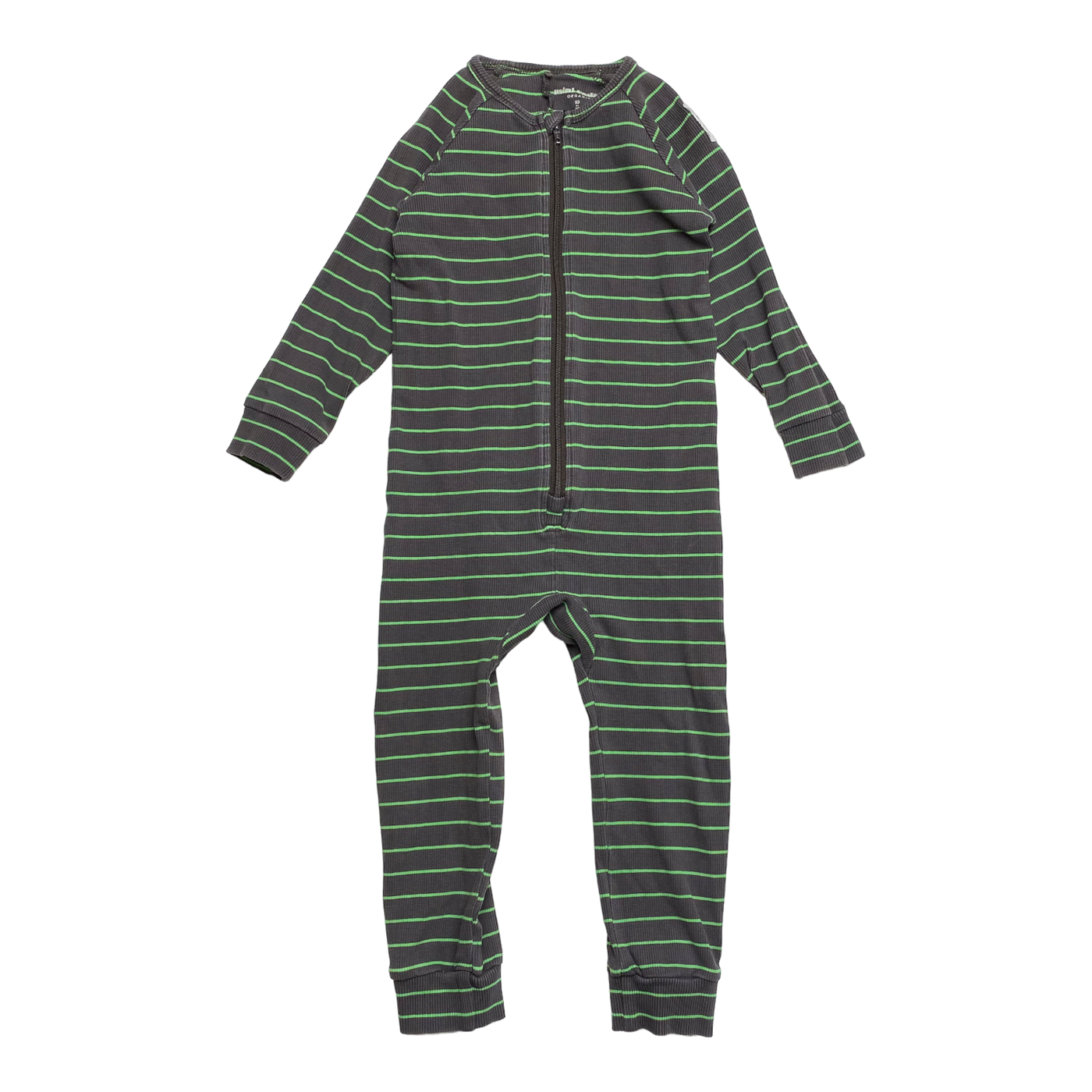 Mini Rodini rib jumpsuit, striped | 80/86cm