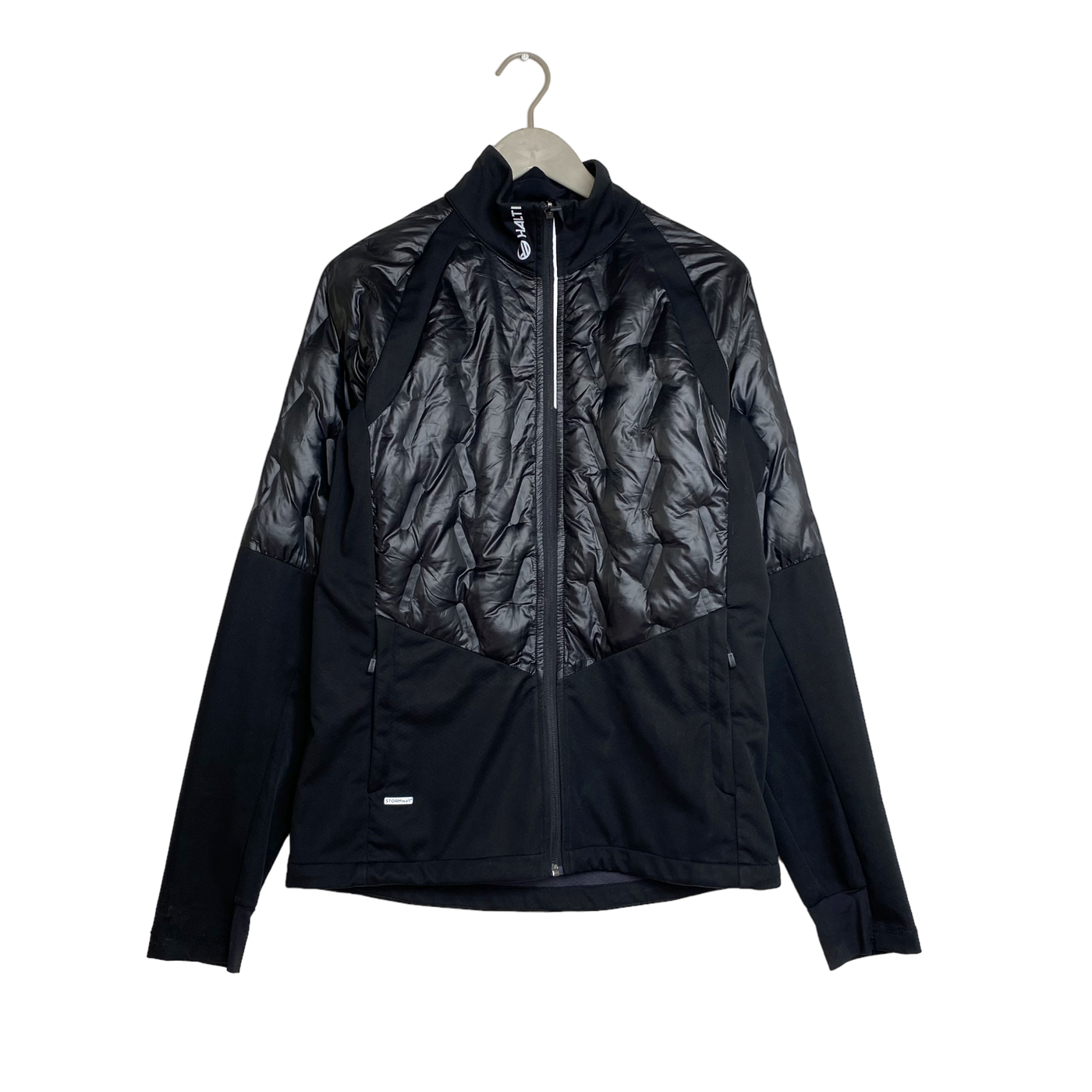 Halti hybrid sofsthell/padded jacket, black | man M