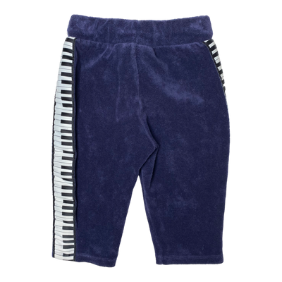 Mini Rodini terry pants, piano | 80/86cm