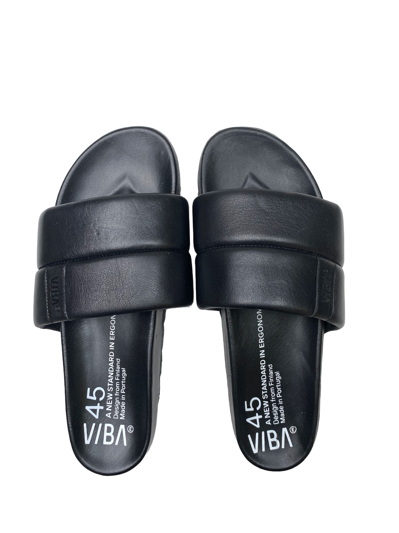 VIBAe Porto leather sandals, black | 45