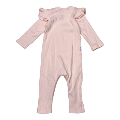 Gugguu frill jumpsuit, pink | 56cm