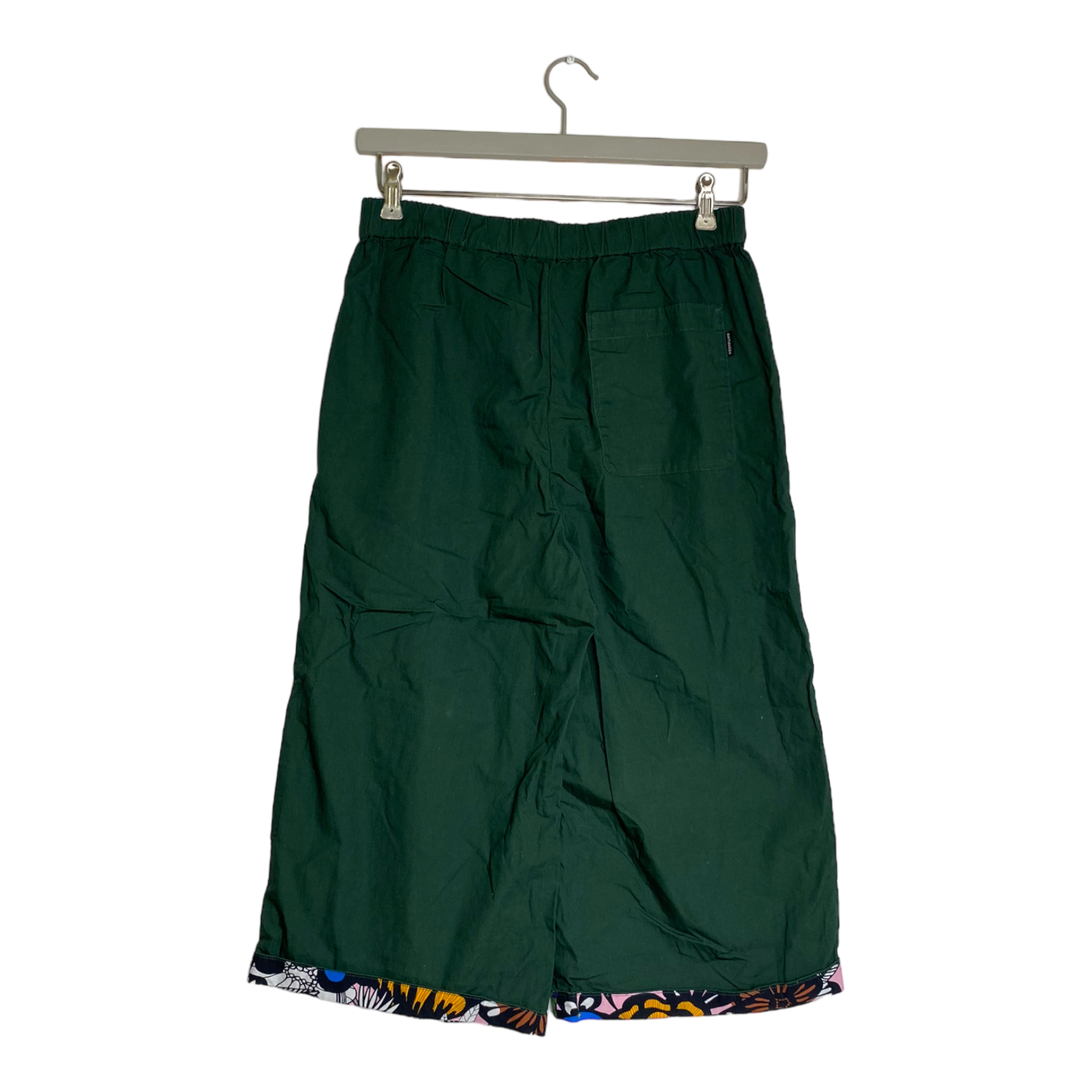 Marimekko X Uniqlo cotton culottes, hunter green | woman M