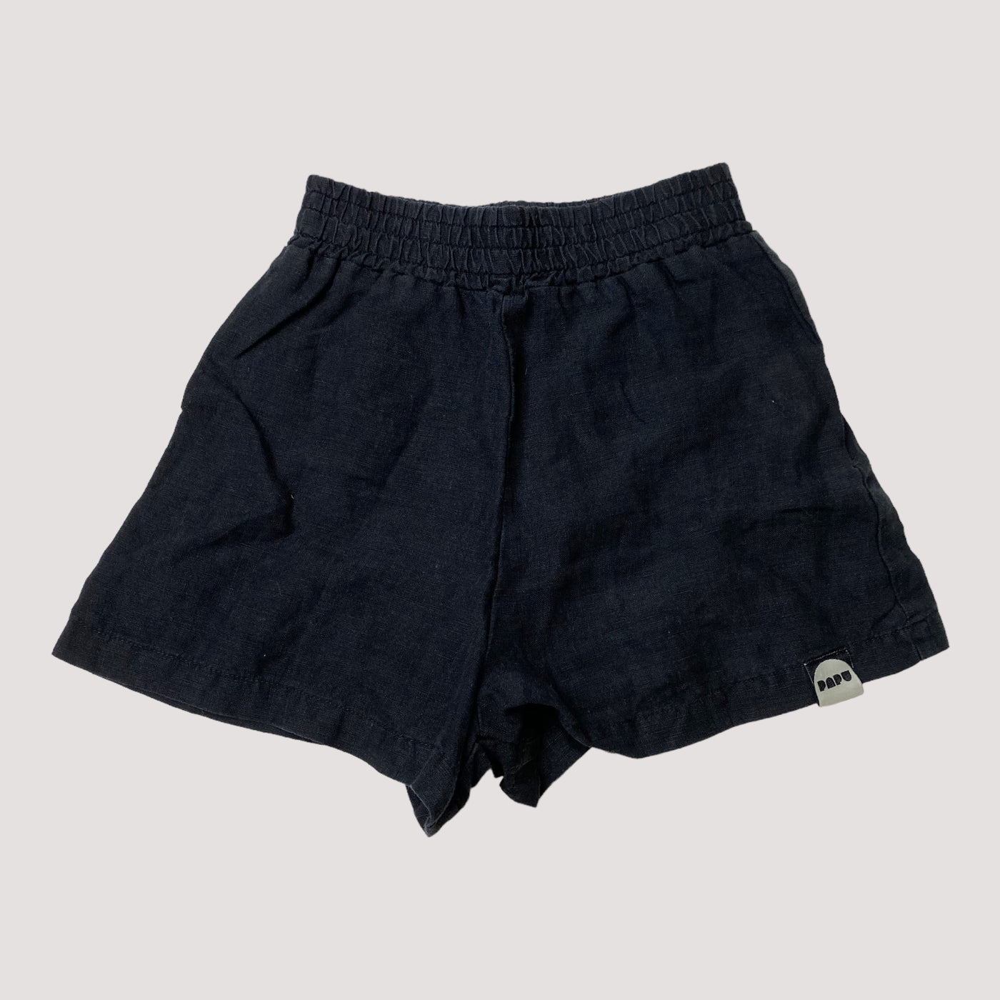 linen shorts, black | 86/92cm