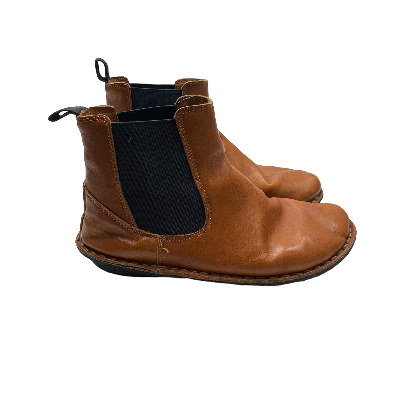 VIBAe Helsinki leather boots, cognac brown | 38