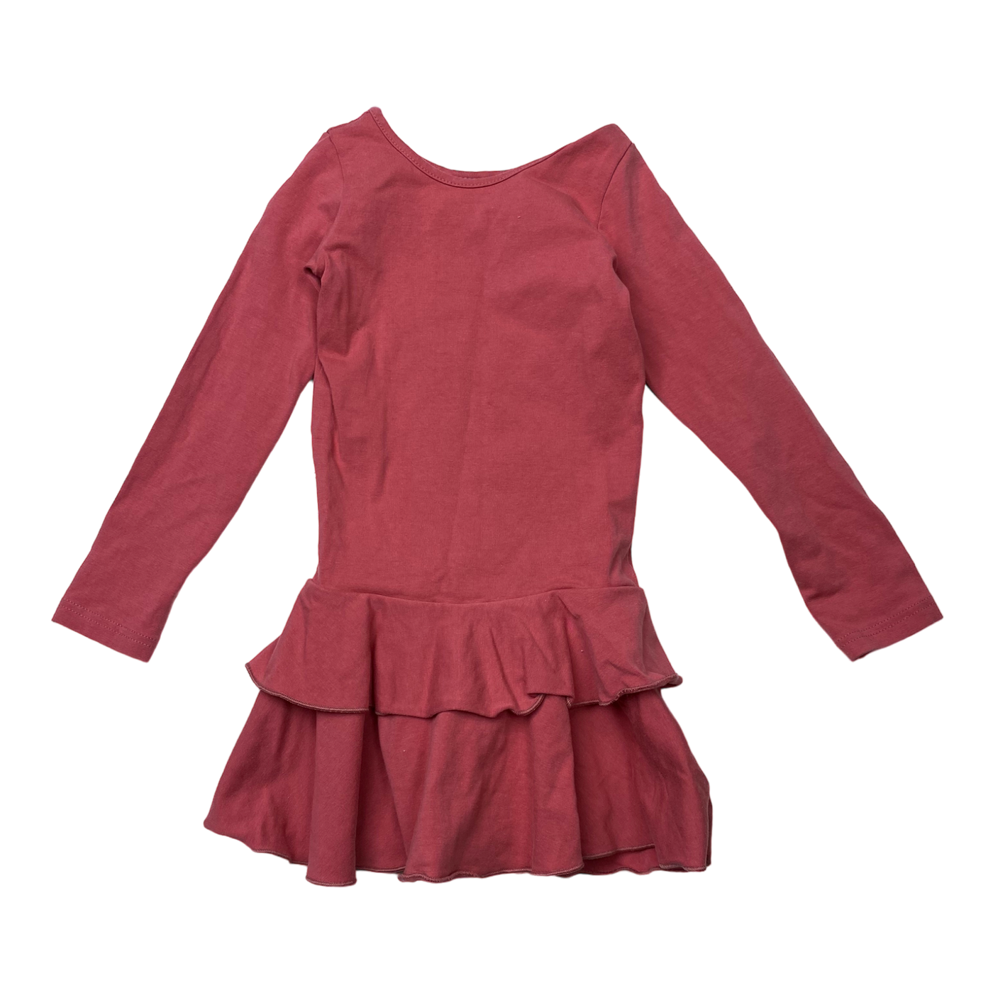 Gugguu frilla dress, rasberry | 92cm