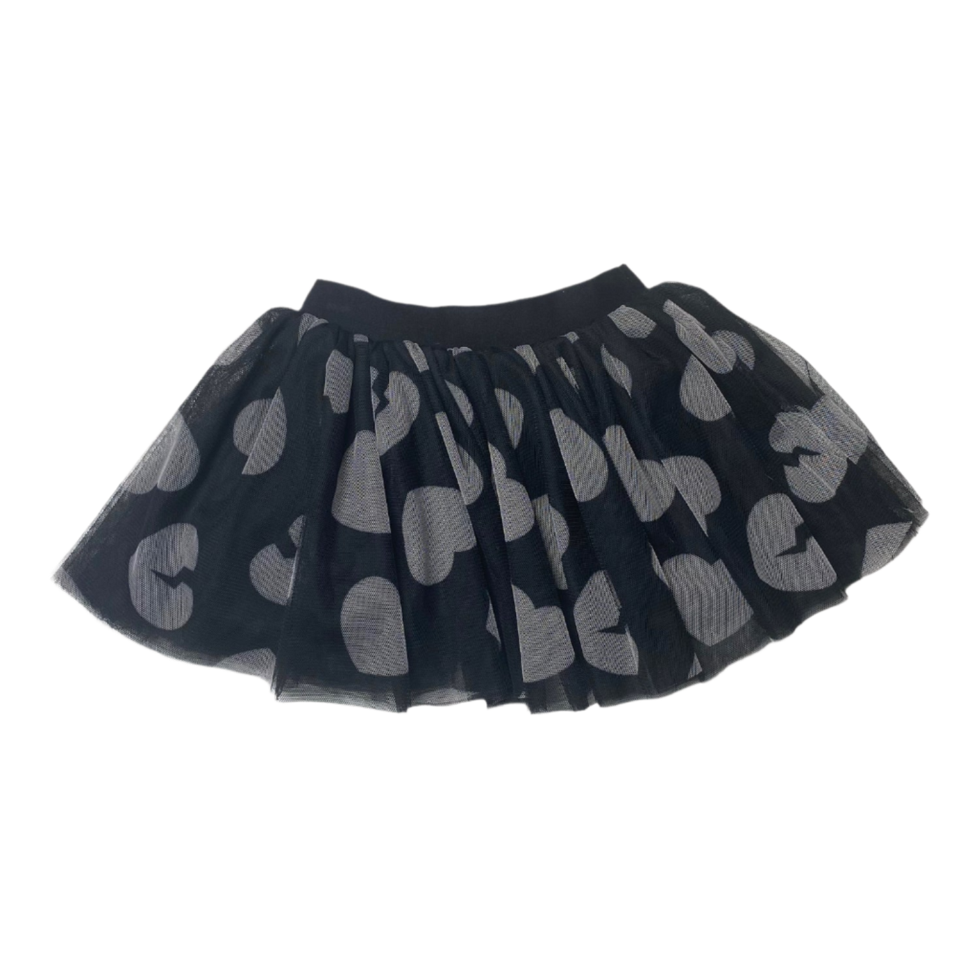 Huxbaby tulle skirt, hearts | 2y