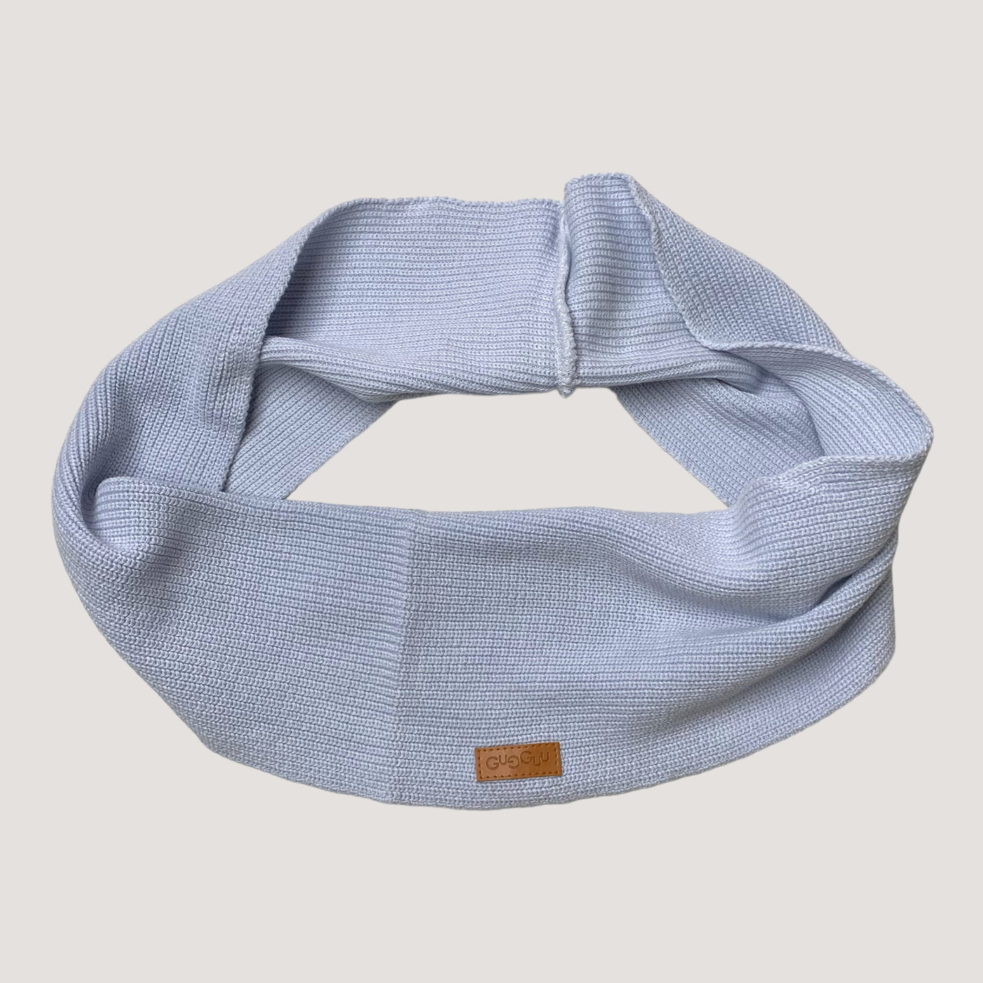 Gugguu beanie & tube scarf set, alice blue | 50/51cm