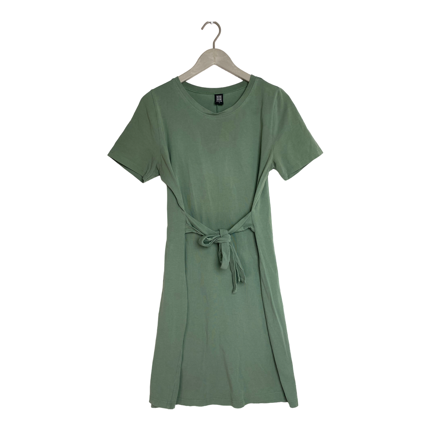 Kaiko t-shirt belted dress, moss green | woman M